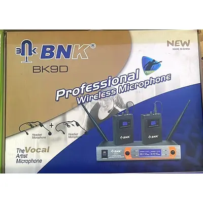 BNK BK9D Professional Wireless Headset Microphone System - New