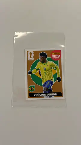 Panini World Cup 2026 - Vinicius Jr Gold Sticker