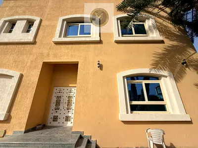 Two storey villa for annual rent in Al Ghafia Sharjah Emirate Hall and distributor Master room Kitchen and maid room Modern finishing Internal parking
