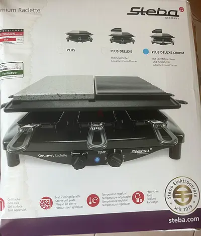 Steba Gourmet Raclette Grill (Stone  Grill Plate) - Excellent Condition