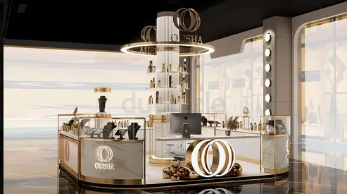 Perfume Retail Kiosk UAE | Custom Interior  Branding Solutions