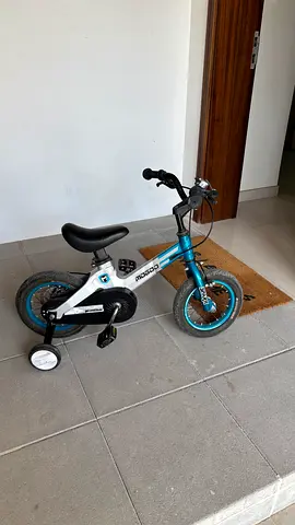 Childrens 12-inch Bicycle with Training Wheels - Good Condition