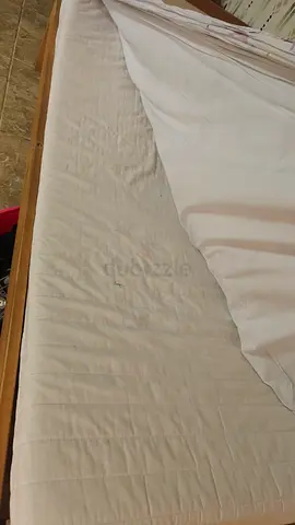 Kid bed with ikea mattress removable cover