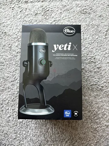 Blue Yeti X USB Condenser Microphone (like new in box)