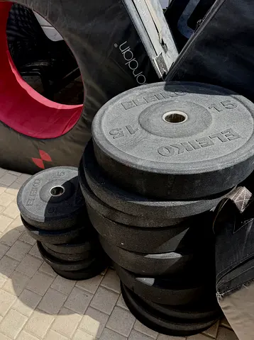 Set of Rubber Coated Weight Plates (Eleiko, Younix, and Talise) - Used