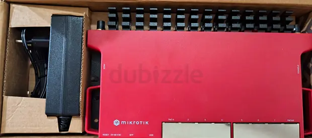 MikroTik L009UiGS-2HaxD-IN Gigabit, Rackmount Router / Firewall - Red Unit with PSU
