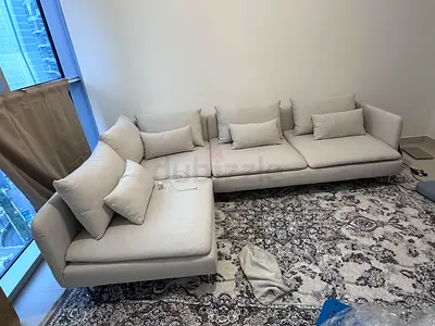Ikea Sodhremn Corner Sofa Beige