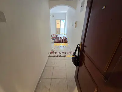 2BHK for annual rent in Al Qasimia, Sharjah. Balcony, central AC, spacious layout, gym and pool. AED 40,000 yearly. Tabby & Tamara available.