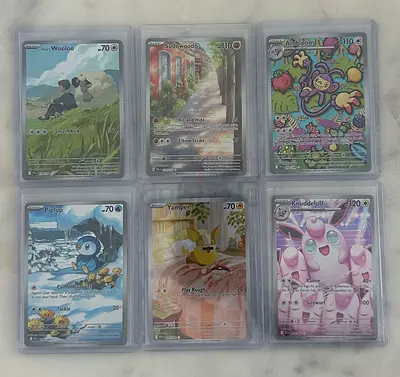 Collection of 6 Rare Pokémon Holographic Cards (German  English)