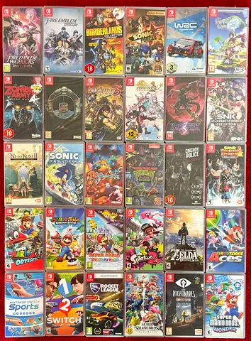 Nintendo switch games 120 dhs