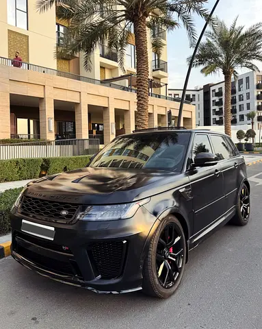 RANGE ROVER SPORT SVR 2022 • FULL SVR CARBON EDITION • SPECIAL COLOR FROM AGENCY BLACK MATTE