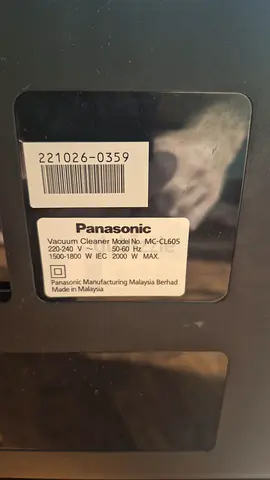 Panasonic vacuum cleaner