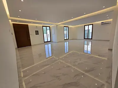 A unique opportunity for annual rent in Al Nouf 4, Sharjah: a luxurious villa with a large plot of land, featuring a modern palace-style design.