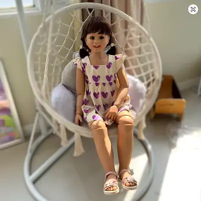 Baby Girls Toddler Doll 120cm Masterpiece