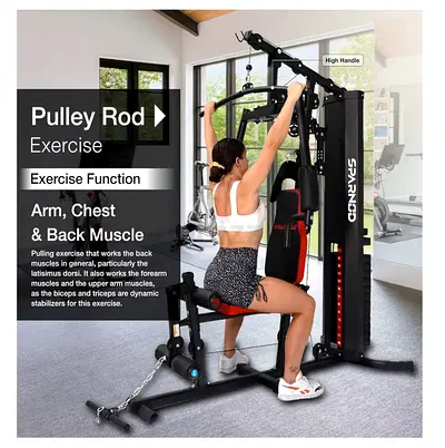 Sparnod Fitness Multifunctional Home Gym Station