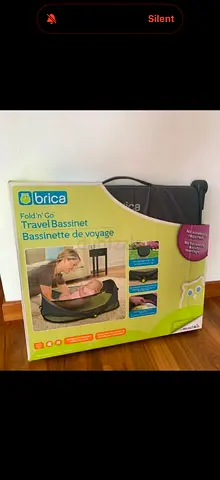 Barica fold n go travel basinet