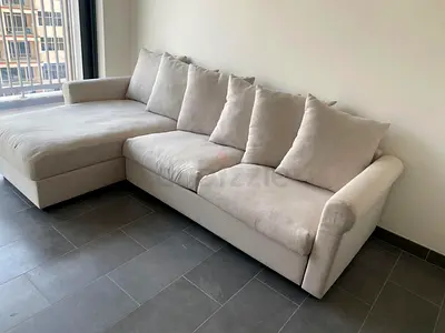 Ikea Gronlid L shape sofa bed Beige