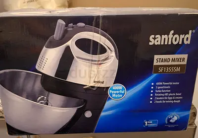 Sanford SF1355SM Stand Mixer with Bowl - 400W (Like New, Boxed)