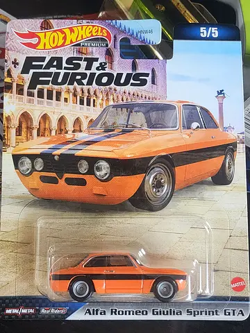 Hotwheels Alfa Romeo Giulia Fast and Furious