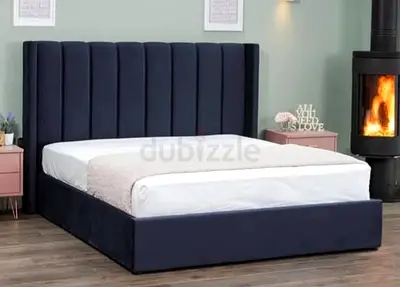 Brend New high quality fabric luxury king size 180x200 Bed with spring mattress available