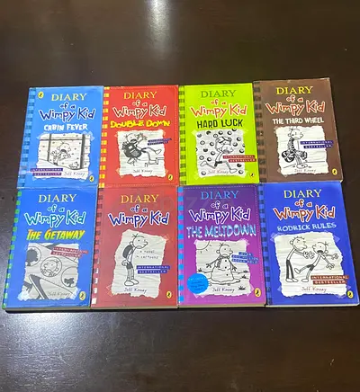 Wimpy kid 8 books set