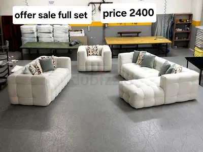 Plush comfort sofa set