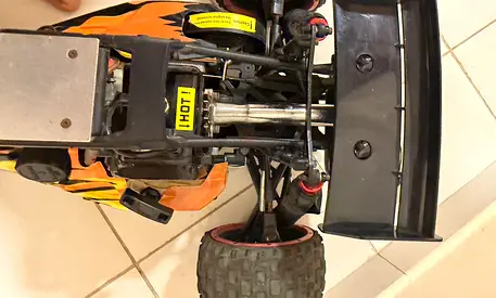 Used 1/8 Scale Off-Road RC Buggy -29CC power full engine with remote