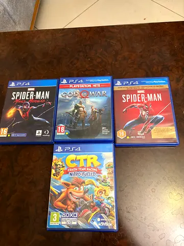 Set of 4 Ps4 Games