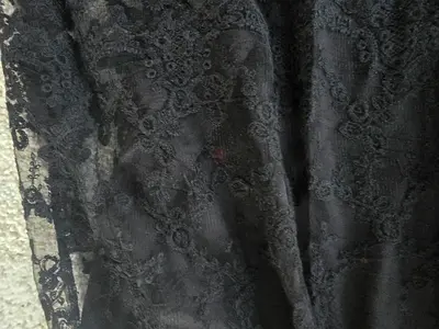 Black lace dress
