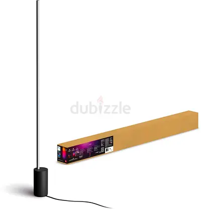 Philips Hue Signe Gradient White  Colour Ambiance Smart Floor Light LED, Black