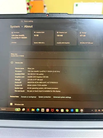 Lenovo ideapad slim 13th gen i7 16gb ram