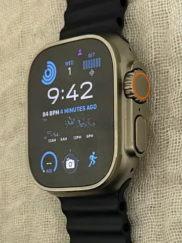 Apple Watch Ultra (Series) with Rugged Case and Black  Band — Good Condition