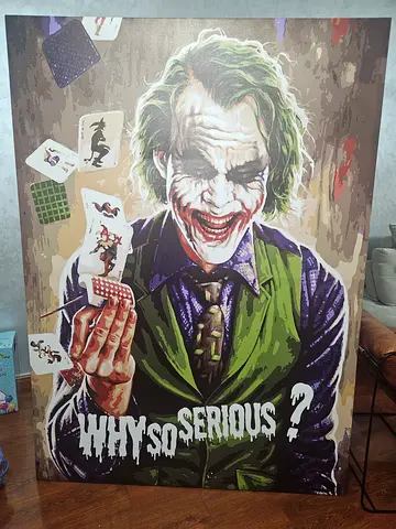 Joker wall painting