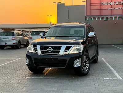 نيسان باترول V8 LE TITANIUM خليجي صبغ وكالة قمة في النظافة