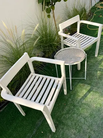 Outdoor 2 chair and table set