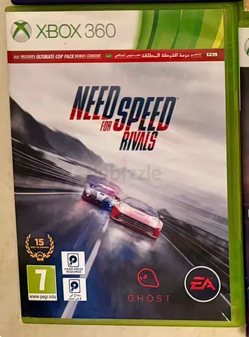 Need for Speed: Rivals and Dirt 3 (Xbox 360 games) - Good Condition
