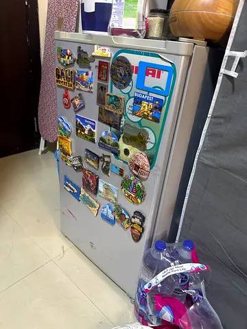 Compact single-door refrigerator in good working condition