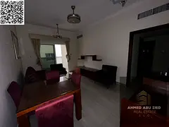 Fully Furnished 1BR + Hall For Rent in Al Jurf 2 -Free Internet - Balcony - Excellent Space - Large