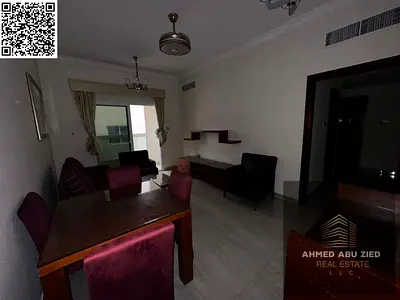 Fully Furnished 1BR + Hall For Rent in Al Jurf 2 -Free Internet - Balcony - Excellent Space - Large
