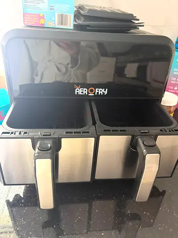 Twin-Basket Aerofry Air Fryer (Dual Drawer) - Good Working Condition