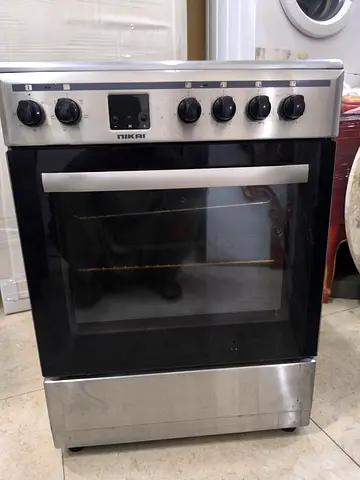 Used Rikai Freestanding Gas Cooker with Oven - Stainless Steel