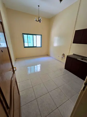 For annual rent, Al Muneef, Sharjah. The most beautiful and elegant studio with excellent space, cl
