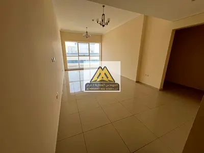 Two bedrooms and a living room with a balcony Sea view overlooking Ajman Marina Panoramic view
