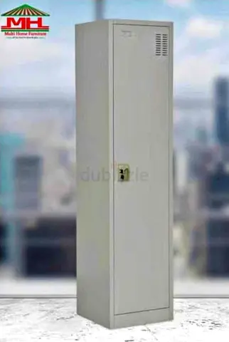 Single Metal Locker Cabinet — 1-Door Storage Locker