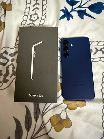 Samsung Galaxy S25 (Blue) with Box - Good Condition