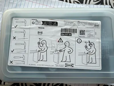 IKEA TRIXIG Plastic Tool box