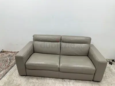 Natuzzi pure leather sofabed