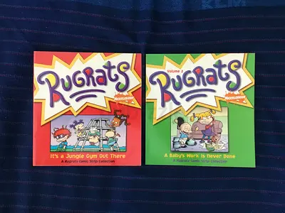 2 Rugrats Comic Strip Collection Books
