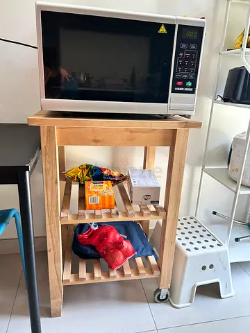 IKEA microwave table