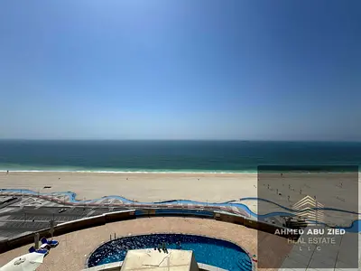 A unique opportunity at a special price: luxurious 2BHK for annual rent on Ajman Corniche. 2 master